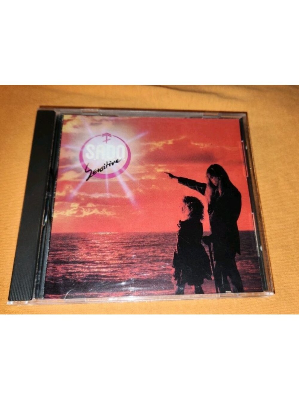 S.A.D.O. cd SENSITIVE Noise WK 44460-2 USA 1st Press 1989 Hair Metal Hard Rock